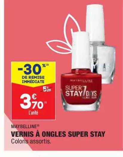 vernis à ongles super stay maybelline