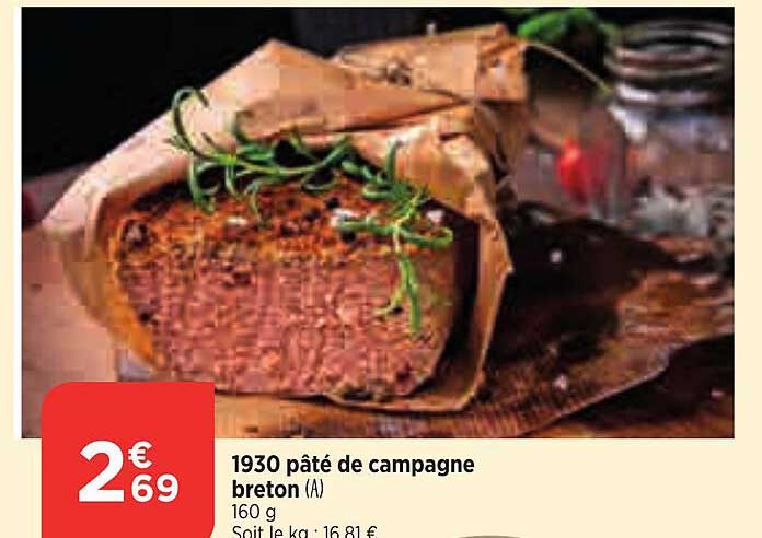 1930 Pâté De Campagne Breton