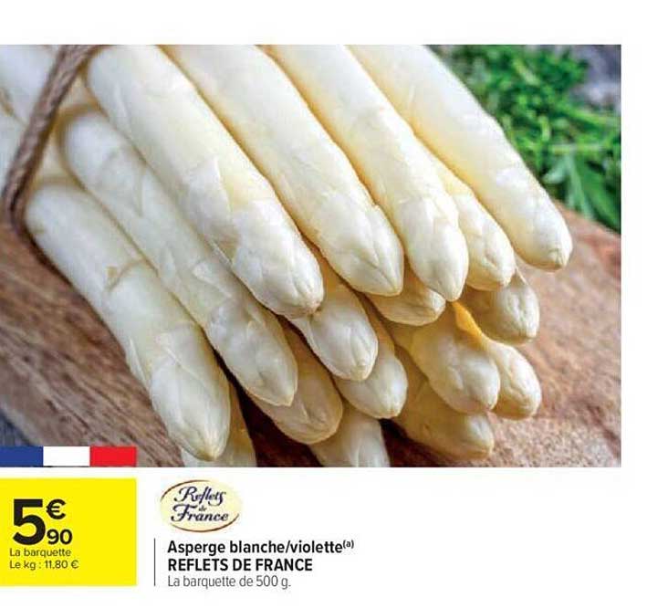 asperge blanche-violette reflets de france
