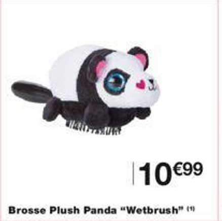 brosse plush panda "wetbrush"
