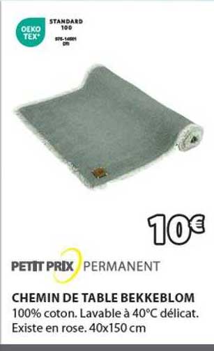 Chemin De Table Bekkeblom