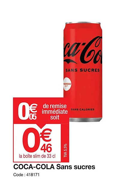 coca-cola sans sucres