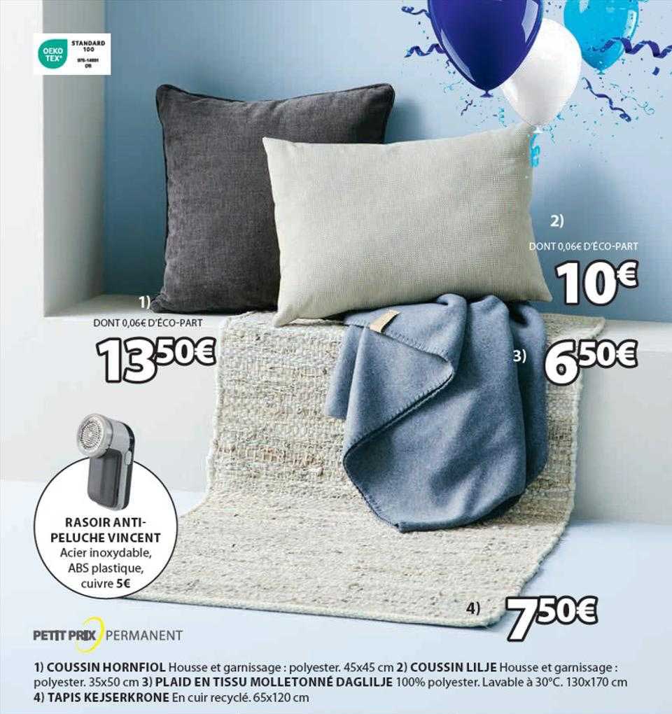 Coussin Hornfiol, Coussin Lilje, Plaid En Tissu Molletonné Daglilje, Tapis Kejserkrone