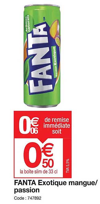 fanta exotique mangue-passion