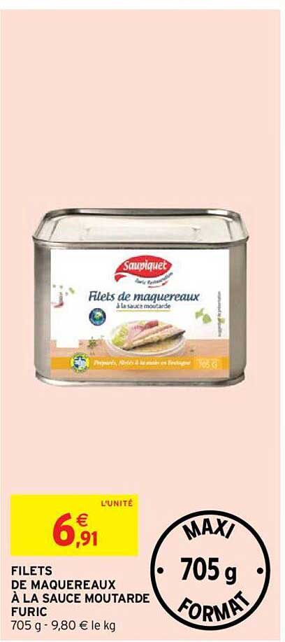 Filets De Maquereaux à La Sauce Moutarde Furic