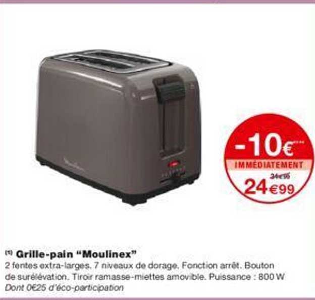 grille-pain "moulinex"