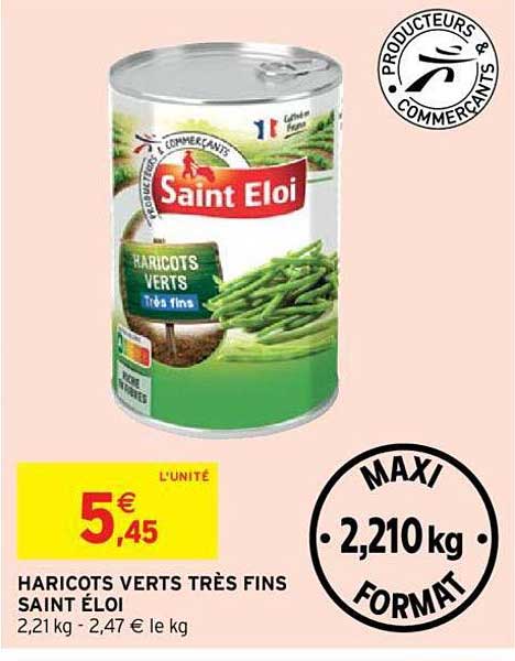 haricots verts très fins saint éloi