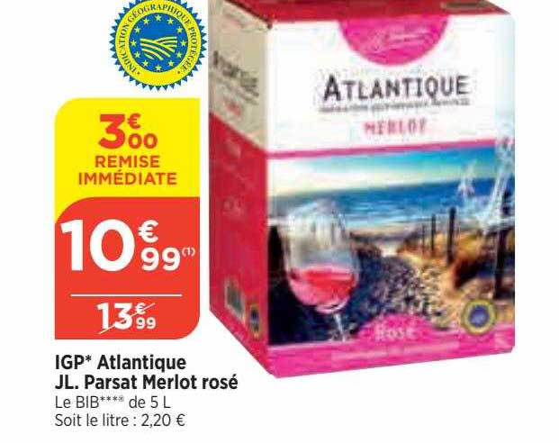 igp atlantique jl. parsat merlot rosé
