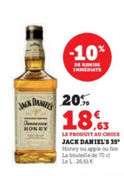 jack daniel's 35°