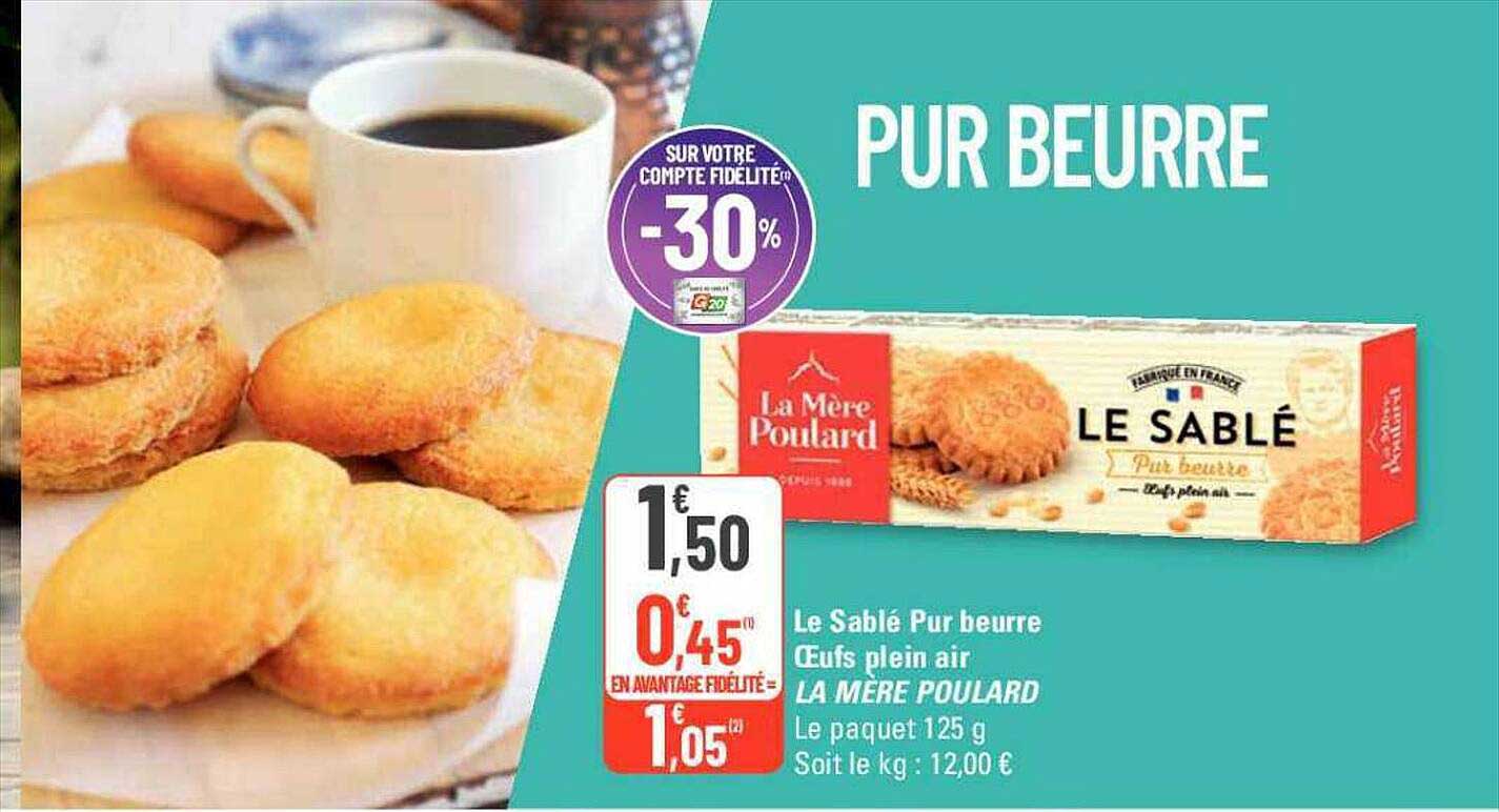 le sablé pur beurre œufs plein air la mère poulard