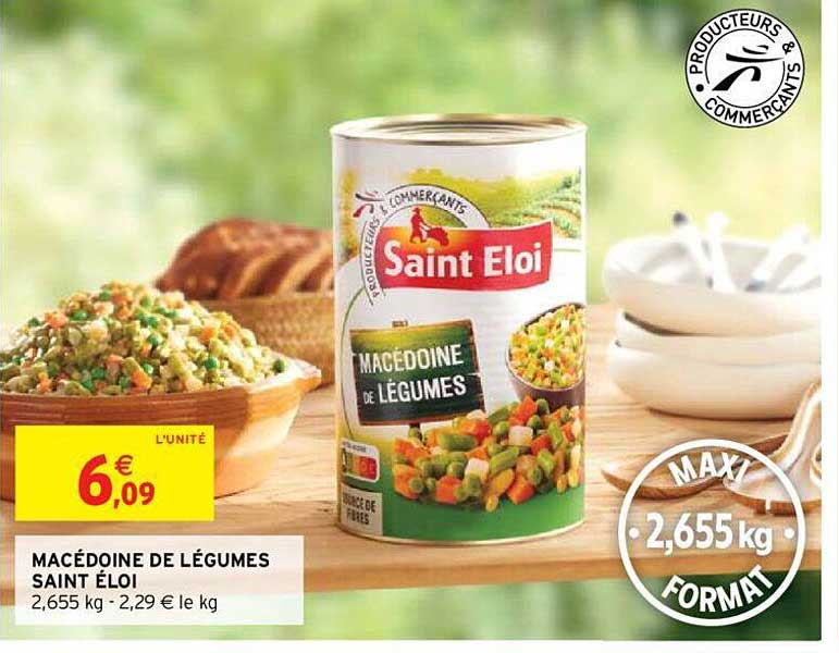 macédoine de légumes saint éloi