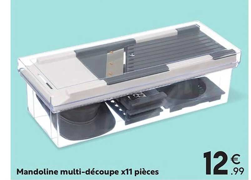 mandoline multi-découpe x11 pièces