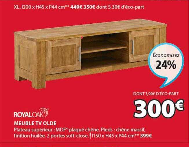 meuble tv olde royaloak