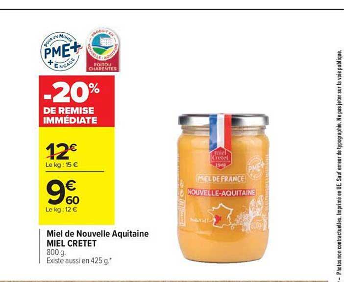 miel de nouvelle aquitaine miel cretet