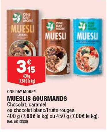 Mueslis Gourmands One Day More
