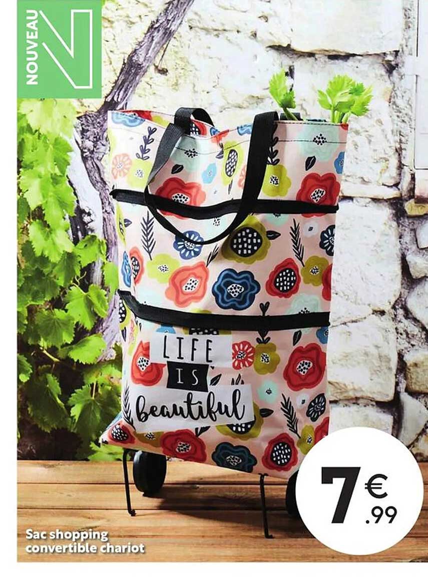 sac shopping convertible chariot