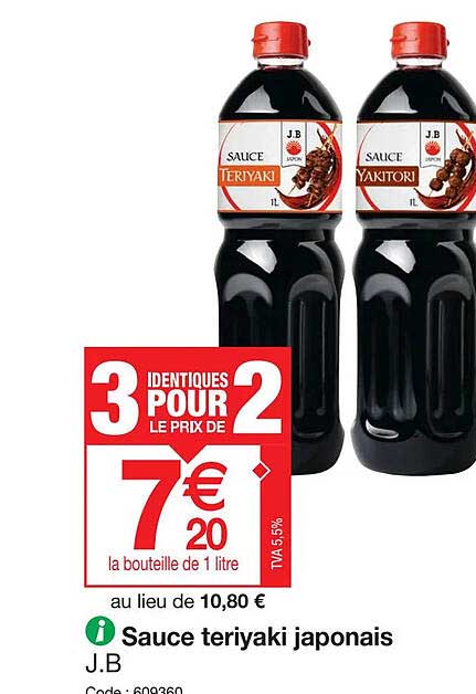 sauce teriyaki japonais j.b