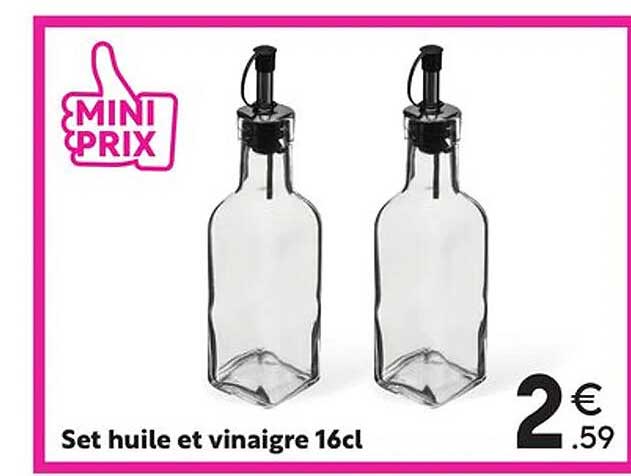 set huile et vinaigre 16cl