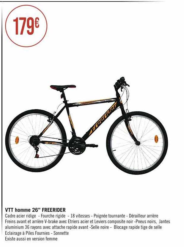vtt homme 26" freerider