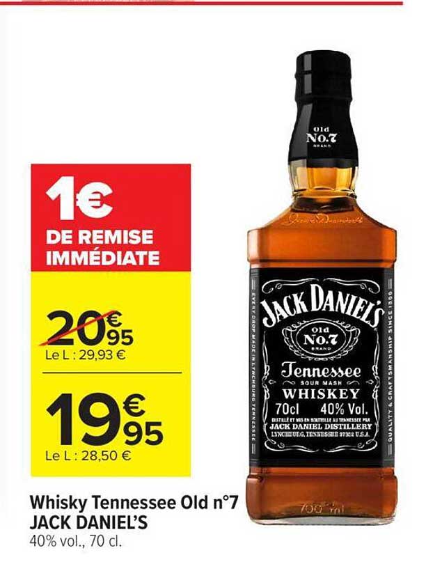 whisky tennessee old n°7 jack daniel's