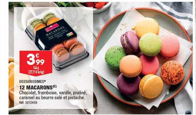 12 Macarons Desserissimes