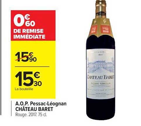 a.o.p. pessac-léognan château baret