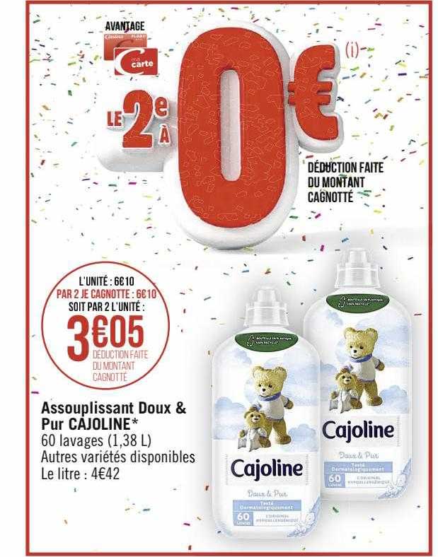 Assouplissant Doux & Pur Cajoline