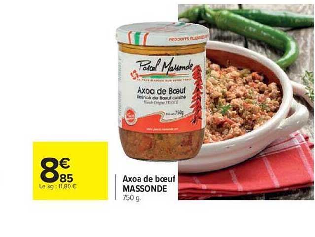 axoa de bœuf massonde