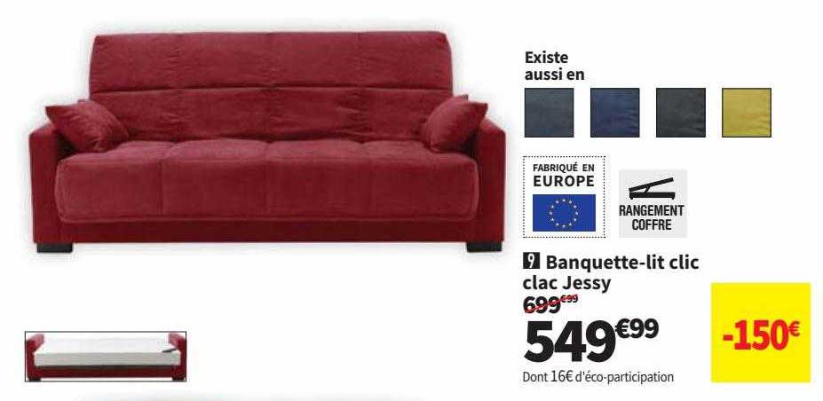 banquette-lit clic clac jessy