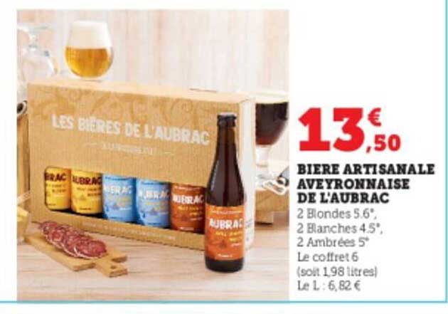 bière artisanale aveyronnaise de l'aubrac