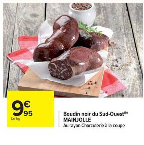 boudin noir du sud-ouest mainjolle