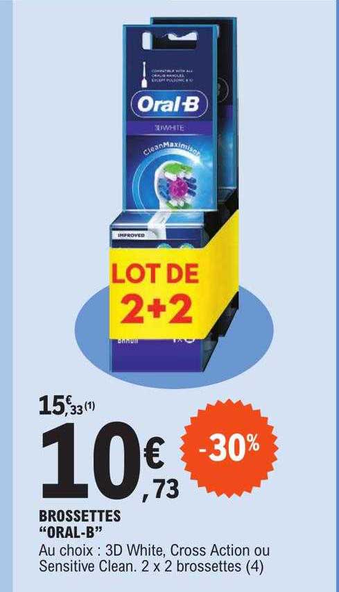 brossettes "oral-b"