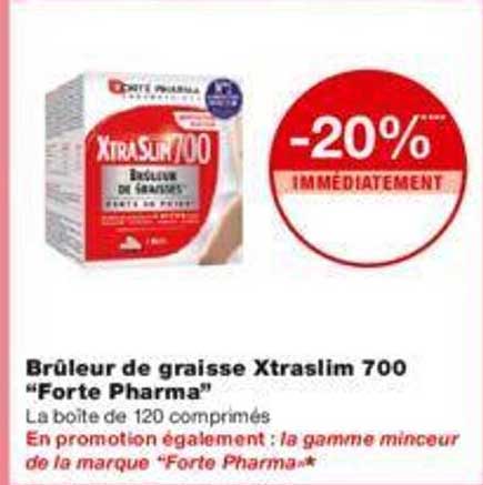 brûleur de graisse xtraslim 700 "forte pharma"