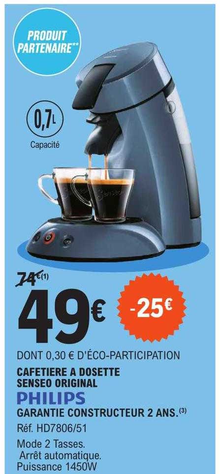 Cafetiera à Dosette Senseo Original Philips