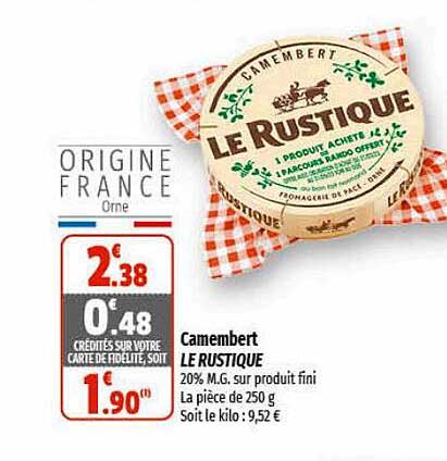 Camembert Le Rustique