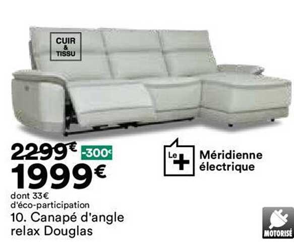 canapé d'angle relax douglas