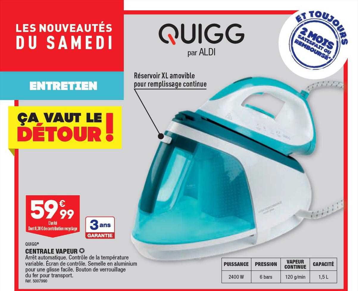 Centrale Vapeur Quigg