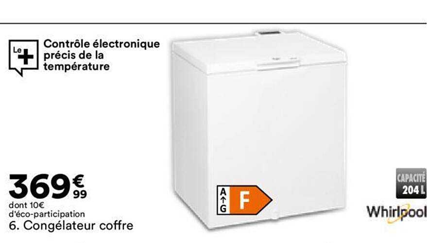 Congélateur Coffre Whirlpool