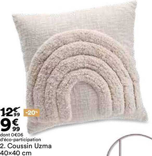 coussin uzma 40x40 cm