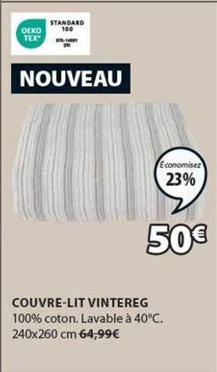 couvre-lit vintereg