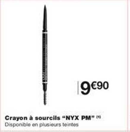 crayon à sourcils "nyx pm"