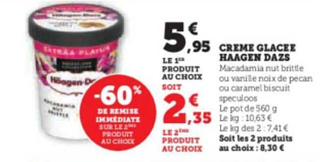 crème glacée häagen dazs