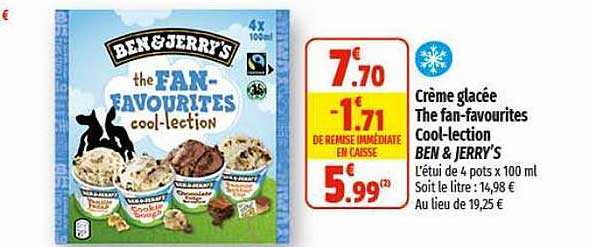 crème glacée the fan-favourites cool-lection ben & jerry's