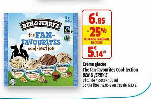 crème glacée the fan-favourites cool-lection ben & jerry's