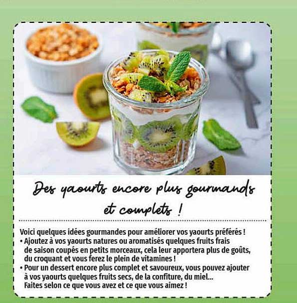 des yaourts encore plus gourmands et complets !