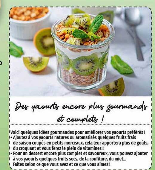 des yaourts encore plus gourmands et complets !