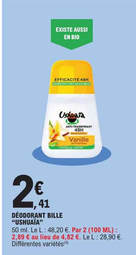 Désodorant Bille "ushuaïa"