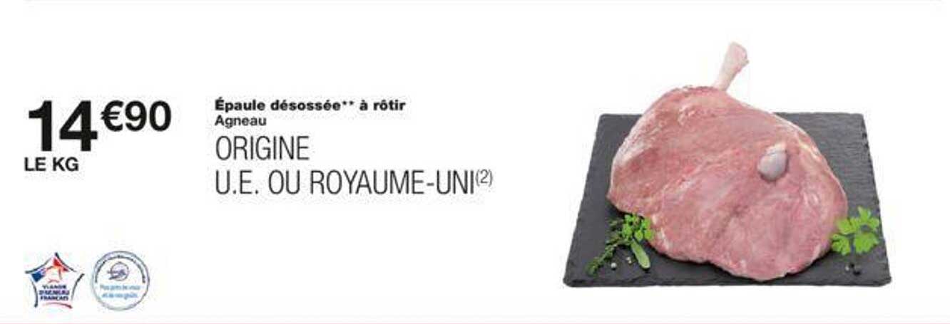 épaule Désossée**à Rôtir