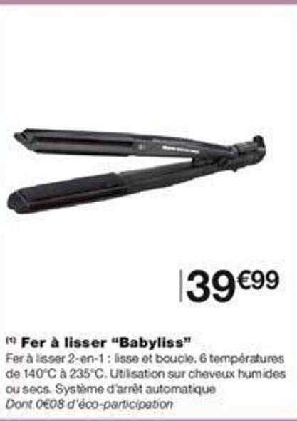 fer à lisser "babyliss"