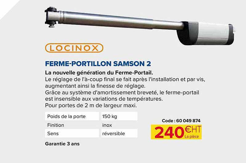ferme-portillon samson 2 locinox